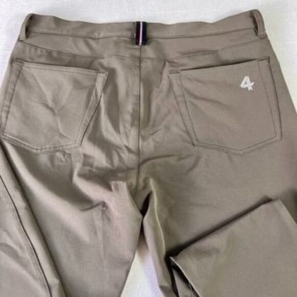 FOURLAPS Pants Mens 34X28 Olive Green Traverse Straight Leg Army 1072 Active - Picture 5 of 12